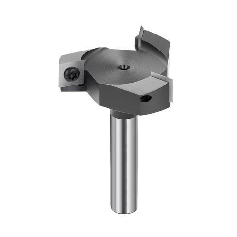 Milling Cutter for Wood 1/2 Shank Insert Carbide Slab Surfacing Bit 3 Flute Planer in Saudi Arabia