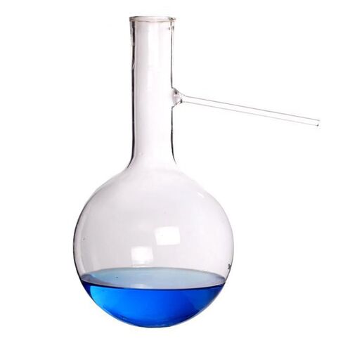 قارورة زجاجية سعة 500 مل مع قارورة تقطير ذات ذراع جانبي in Kuwait