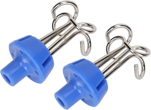 Eujgoov Metal Infusion Stand Hooks, Practical Vertical Infusion Stand Hooks for Hospital Use, 2 Pack Metal in Saudi Arabia