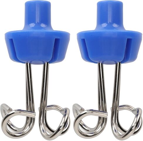 Eujgoov Metal Infusion Stand Hooks, Practical Vertical Infusion Stand Hooks for Hospital Use, 2 Pack Metal in Saudi Arabia