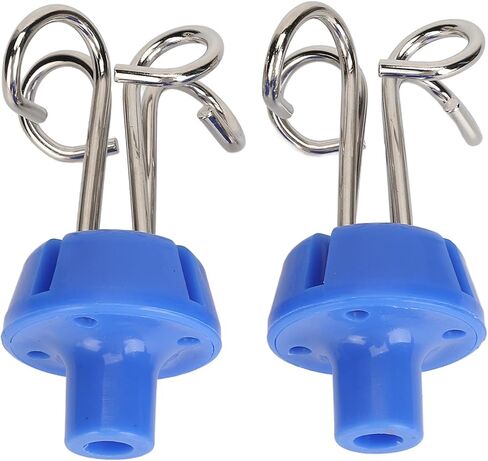 Eujgoov Metal Infusion Stand Hooks, Practical Vertical Infusion Stand Hooks for Hospital Use, 2 Pack Metal in Saudi Arabia