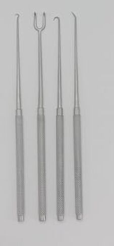4 PCS Joseph Skin Hook Set Single Prong Dermal Surgical Instruments in Kuwait