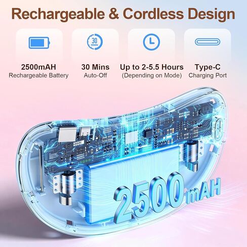 Comfytemp Portable Heating Pad for Period Cramps, FSA Eligible HSA Cordless Menstrual Belly Belt with FIR Heat for Women Girl, Wearable Electric Abdominal Massager with 3 Vibration Modes & 2 Intensity in Saudi Arabia