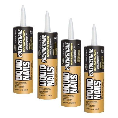 Liquid Nails LN-950 4 Pack 10 oz. Polyurethane Construction Adhesive, Tan in Saudi Arabia