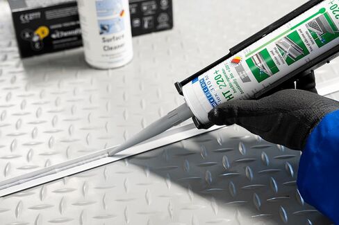 WEICON Flex 310 M HT 220+ Hybrid Polymer Adhesive & Sealant | 9.8 floz | Heat Resistant up to 428°F | Ideal for Powder Coating and Thermal Coating | Gray in Kuwait