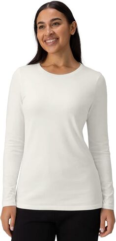 Merino Protect 100% Merino Wool Base Layer Women Soft Thermal Long Sleeve Shirt Breathable Underwear for Hiking Travel in Saudi Arabia