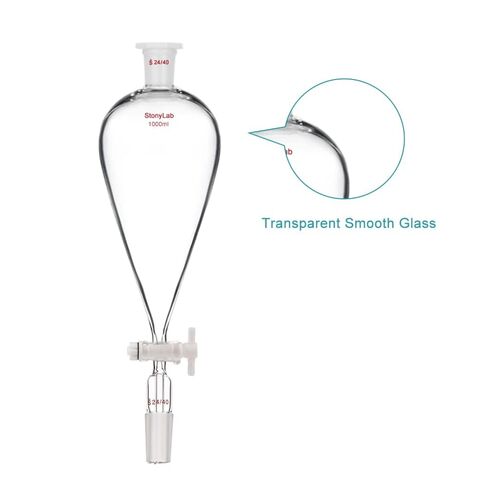 Separatory Funnel (1000 ml) Bundle with Lab Stand Set (23.6 inch L) - stonylab Bundle in Saudi Arabia