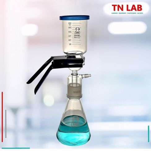 TN LAB 500 مل جهاز ترشيح الفراغ مجموعة زجاج البورسليكات 500 مل in Saudi Arabia