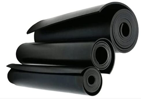 1/4" Thick, 12" x 36", Santoprene Thermoplastic Rubber Sheets and Rolls - Solid Rubber Sheets, Rolls & Strips, Gaskets Material, Pads, Crafts, Weather Stripping, Flooring, Black - 1/4" (0.25") Thick in Saudi Arabia