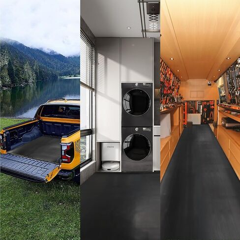 118"x40" Solid Rubber Sheet Heavy Duty Neoprene Rubber Roll Mats 1/8" Thick Sealing Silicone Flooring Insulated Waterproof Heatproof Oil Resistant for DIY Gasket Garage Workshop Floor Mat in Kuwait