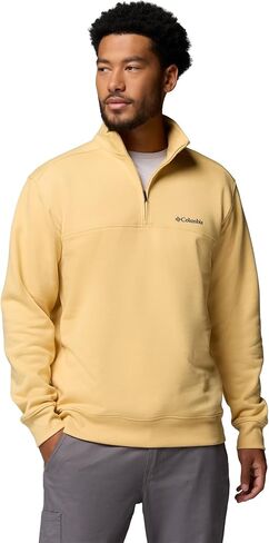 Columbia Men's Hart Mountain II Half Zip Fleece Jacket, Sand Dune Heather, 2X Tall in Saudi Arabia