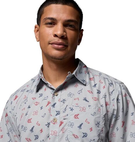 Columbia Men’s Super Slack Tide Camp Shirt Short Sleeve in Saudi Arabia