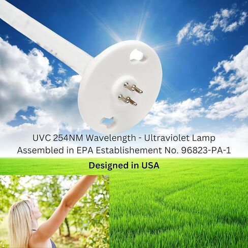 مصباح LSE Lighting 09729 G24 مقاس 14 بوصة للأشعة فوق البنفسجية متوافق مع نظام 09734 | لمبة بديلة عالية الأداء | مصممة في الولايات المتحدة الأمريكية in Saudi Arabia