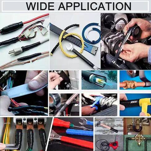 Hose Repair Tape, Self Fusing Silicone Tape 1 Inch x 10Ft, Waterproof Self Fusing Rubber Tapes Rescue Tape Silicone Rubber Self Fusing Tape for Pipe Leaks Emergency Repair in Kuwait