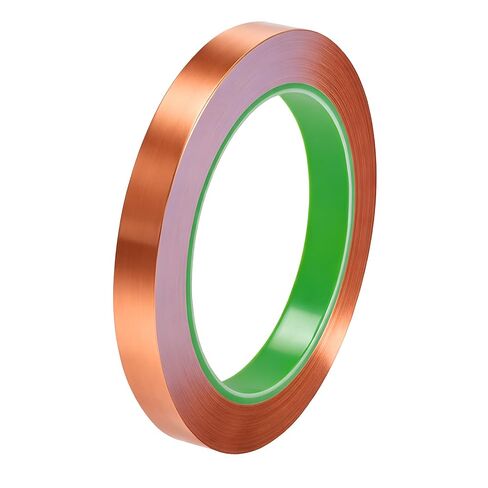 Conductive Copper Tape, 1/2inch 65feet Copper Tape for Slugs, Double-Sided Conductive Adhesivetape for Electrical Repairs, Stained Glass, Crafts and Soldering in Saudi Arabia