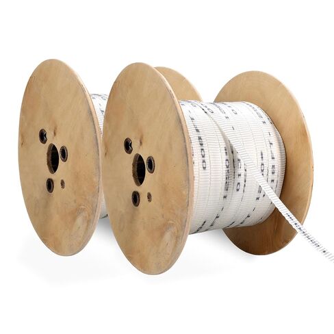 Tensile Pull Tape 3/4" x 102 ft, 2500 lb Tensile Strength - Foot-Marked Heavy-Duty Woven Polyester Pull Rope for Conduit Installation, Electrical, Packaging & Gardening by IDL Packaging in Saudi Arabia