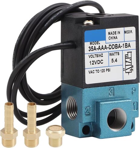 DC12V 5.4W High-Frequency Solenoid Valve 1/8" NPT 3 Port Electronic Boost Controller for Automation Carpenter in Saudi Arabia