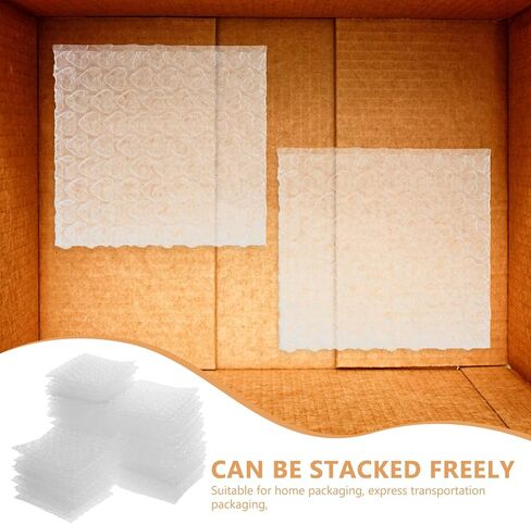 100 قطعة من أكياس الفقاعات على شكل قلب سميكة مغلفات بريدية فقاعية مضادة للصدمات أغلفة واقية للشحن والتعبئة والتخزين in Kuwait