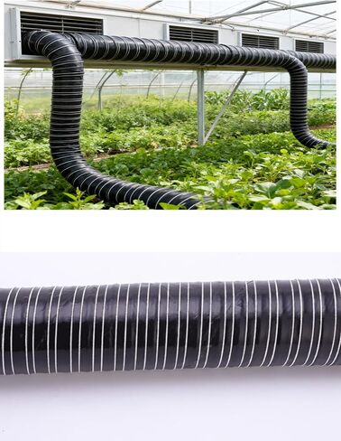 High Heat Silicone Automotive Air Duct Hose - Flexible Cooling Ducting for Brake Exhaust & Dryer, 400cm/13ft (76mm) - Durable, Heat Resistant, Black in Saudi Arabia