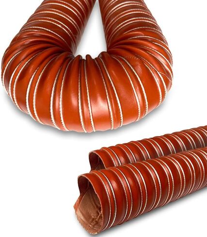 خرطوم سيليكون مرن عالي الحرارة لتبريد الفرامل والعادم، خيارات 1-12 بوصة، مثالي للأبخرة الصناعية، متين بقطر 170 مم (6.7 بوصة) in Kuwait