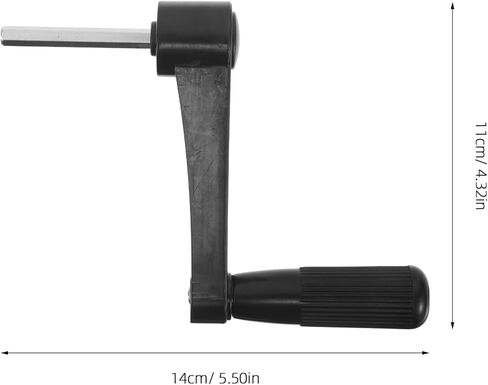 VOSAREA 2pcs Manual Crank Handle Replacement - Table Lift Parts and Crank Handle for Industrial Use - Adjustable Height Desk Assembly for Office and Workshop in Kuwait