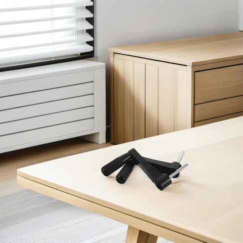 VOSAREA 2pcs Manual Crank Handle Replacement - Table Lift Parts and Crank Handle for Industrial Use - Adjustable Height Desk Assembly for Office and Workshop in Kuwait
