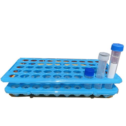 Detachable 5 ml 10 ml 15ml Plastic Test Tube Rack Storage Holder, Holds 50 Vials in Kuwait