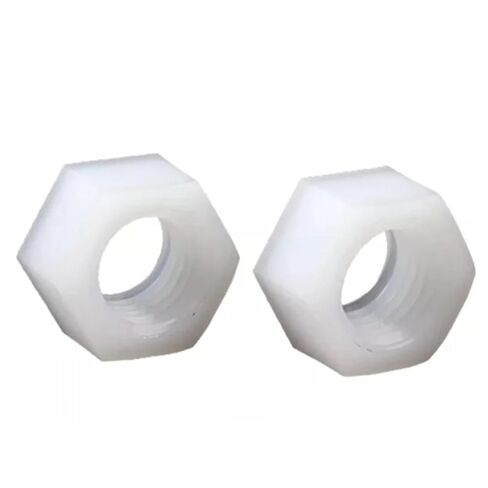 Black White Nylon Hex Nuts M2 M2.5 M3 M4 M5 M6 M8 M10 M12 Plastic Hexagon Nut Insulating Fastener 5/10-55Pcs(7,M20 x 5pcs) in Saudi Arabia