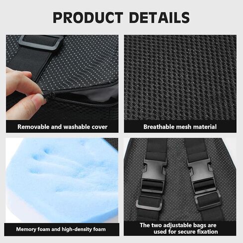Universal Recumbent Bike Seat Cushion Set,Stationary Bike seat, bikeExercise Bike Seat Cushion with Washable Cover,Rowing Machine. in Saudi Arabia