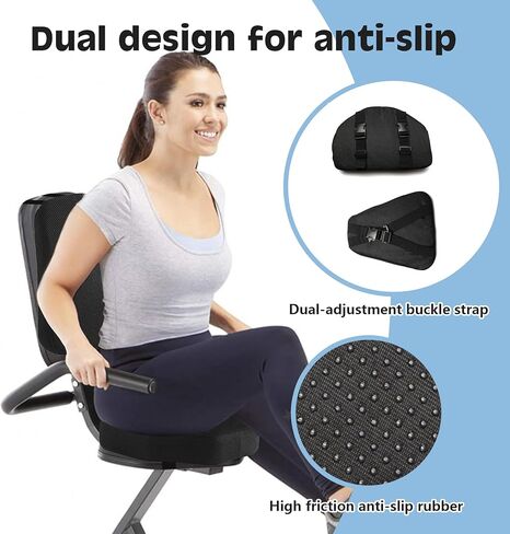 Universal Recumbent Bike Seat Cushion Set,Stationary Bike seat, bikeExercise Bike Seat Cushion with Washable Cover,Rowing Machine. in Saudi Arabia