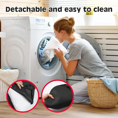 Universal Recumbent Bike Seat Cushion Set,Stationary Bike seat, bikeExercise Bike Seat Cushion with Washable Cover,Rowing Machine. in Saudi Arabia