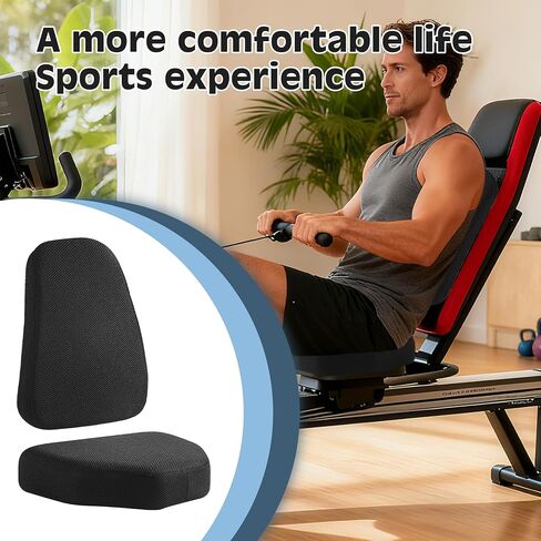 Universal Recumbent Bike Seat Cushion Set,Stationary Bike seat, bikeExercise Bike Seat Cushion with Washable Cover,Rowing Machine. in Saudi Arabia