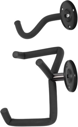 Guitar Wall Mount Hanger 2 Pack, Steel Guitar Hangers for Wall with Foam Padding, for Acoustic Electric Violin Ukulele Bass Banjo Mandolin in Saudi Arabia