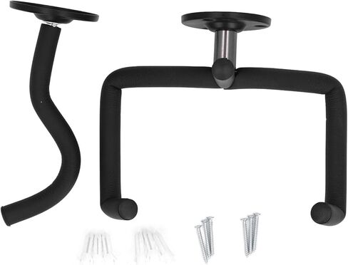 Guitar Wall Mount Hanger 2 Pack, Steel Guitar Hangers for Wall with Foam Padding, for Acoustic Electric Violin Ukulele Bass Banjo Mandolin in Saudi Arabia