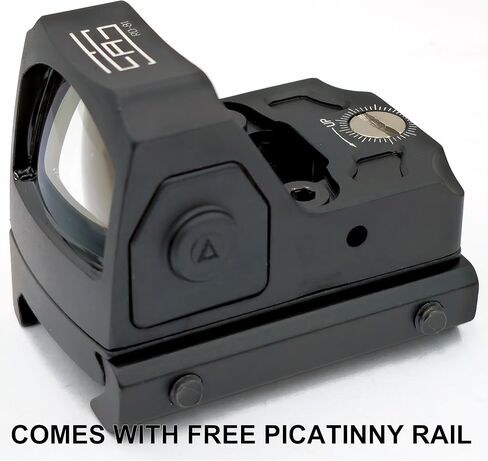 TSA® Red Dot Optic Sight – Green MOA Dot – Shake Awake, RMR Footprint – incl. Adapter Plate for Glock® MOS & Non-MOS 17 19 19X Gen3 - Gen5 in Kuwait