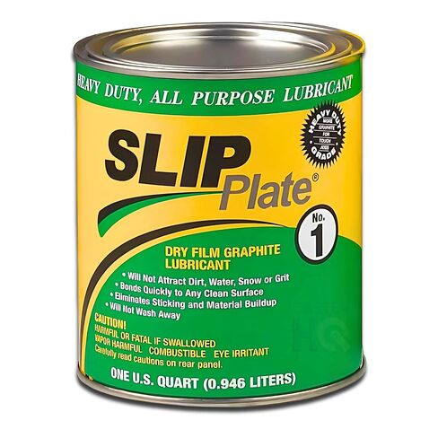Slip Plate Dry Graphite Lubricant 2-Pack (1 Quart Cans) — Heavy-Duty Dry Film Coating, Weather-Resistant, Rust & Friction Protection in Kuwait