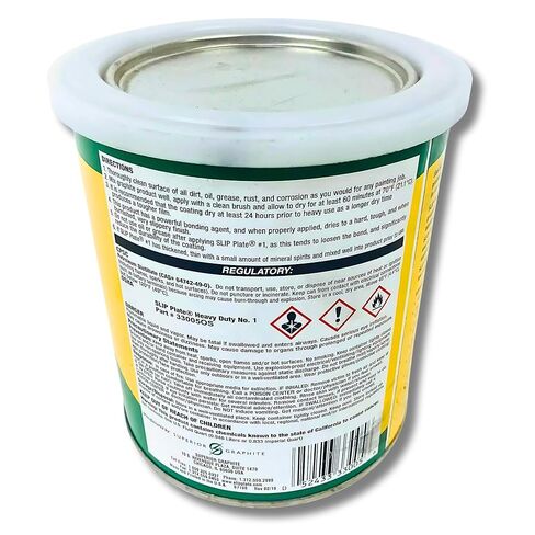 Slip Plate Dry Graphite Lubricant 2-Pack (1 Quart Cans) — Heavy-Duty Dry Film Coating, Weather-Resistant, Rust & Friction Protection in Kuwait