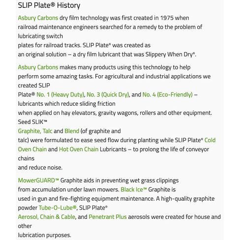 Slip Plate Dry Graphite Lubricant 2-Pack (1 Quart Cans) — Heavy-Duty Dry Film Coating, Weather-Resistant, Rust & Friction Protection in Kuwait