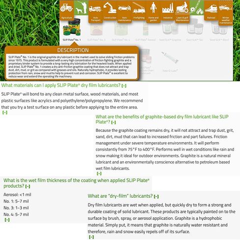 Slip Plate Dry Graphite Lubricant 2-Pack (1 Quart Cans) — Heavy-Duty Dry Film Coating, Weather-Resistant, Rust & Friction Protection in Kuwait