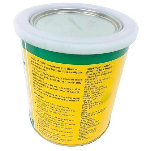 Slip Plate Dry Graphite Lubricant 2-Pack (1 Quart Cans) — Heavy-Duty Dry Film Coating, Weather-Resistant, Rust & Friction Protection in Kuwait