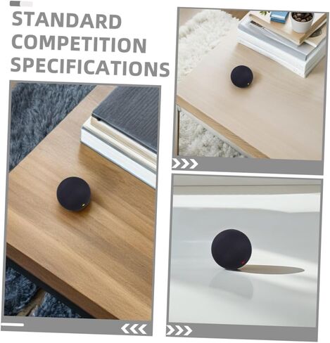 GARVALON Rubber Squash Practice Ball 2pcs Single Dot Training Balls for Reaction Enhancement Indoor Outdoor Use Suitable for Beginners and Professionals in Kuwait