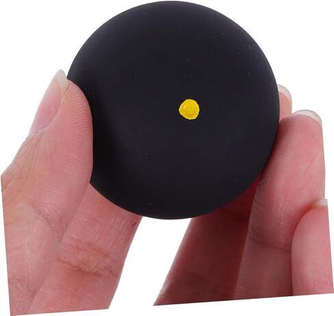 GARVALON Rubber Squash Practice Ball 2pcs Single Dot Training Balls for Reaction Enhancement Indoor Outdoor Use Suitable for Beginners and Professionals in Kuwait