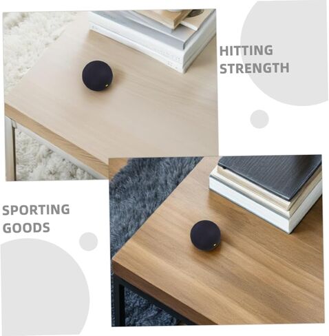 GARVALON Rubber Squash Practice Ball 2pcs Single Dot Training Balls for Reaction Enhancement Indoor Outdoor Use Suitable for Beginners and Professionals in Kuwait