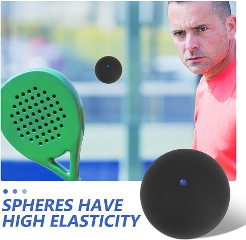 balacoo Single Blue Dot Squash Ball for Training Rubber Beginner Practice Squash Balls High Elasticity for Competition and Sports Equipment in Kuwait