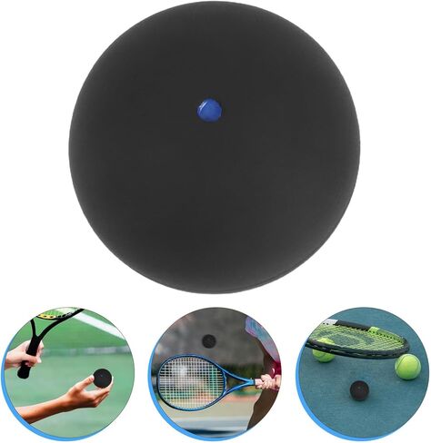 balacoo Single Blue Dot Squash Ball for Training Rubber Beginner Practice Squash Balls High Elasticity for Competition and Sports Equipment in Kuwait