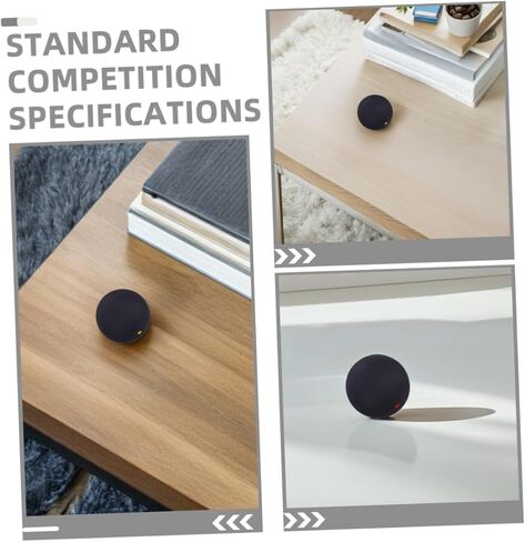 Milisten 2pcs Squash Training Balls Single Dot Rubber Indoor Bounce Sports Balls for Reaction Improvement and Professional Competition Practice in Kuwait