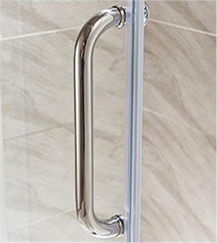 Shower Door Handle Replacement Parts for Glass Door Bathroom Door Knobs for Interior Doors Push and Pull Button with Washers Internal in Saudi Arabia