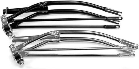 شوكة سبرينغر شديدة التحمل باللون الأسود - شوكة تعليق مقاس 26 بوصة - شوكة دراجة للطراد - شوكة دراجة - شوكة دراجة سميكة in Kuwait