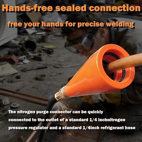 أداة تطهير النيتروجين، محول منظم تطهير النيتروجين HVAC لتطهير وأنابيب التبريد بالنحاس، مقاس عالمي 3/8 بوصة - 1-1/8 بوصة OD ACR منظم التمهيد لتطهير النيتروجين in Kuwait