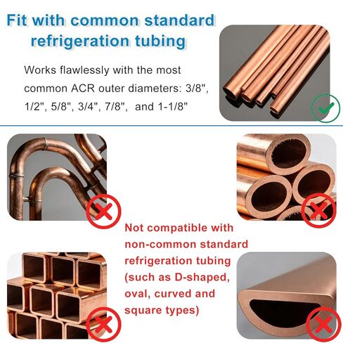 أداة تطهير النيتروجين، محول منظم تطهير النيتروجين HVAC لتطهير وأنابيب التبريد بالنحاس، مقاس عالمي 3/8 بوصة - 1-1/8 بوصة OD ACR منظم التمهيد لتطهير النيتروجين in Kuwait